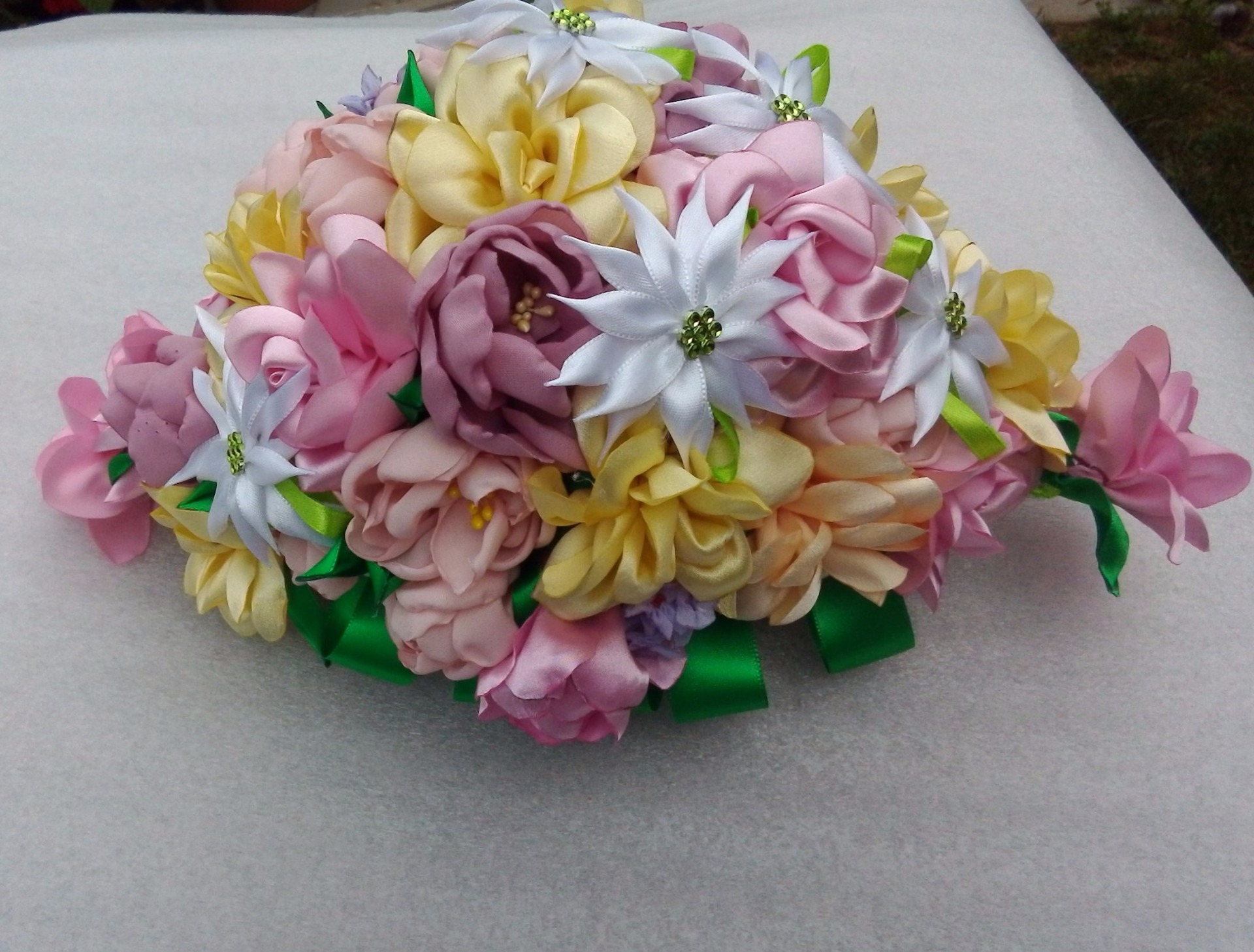 301. ružova ikebana cca 30 cm